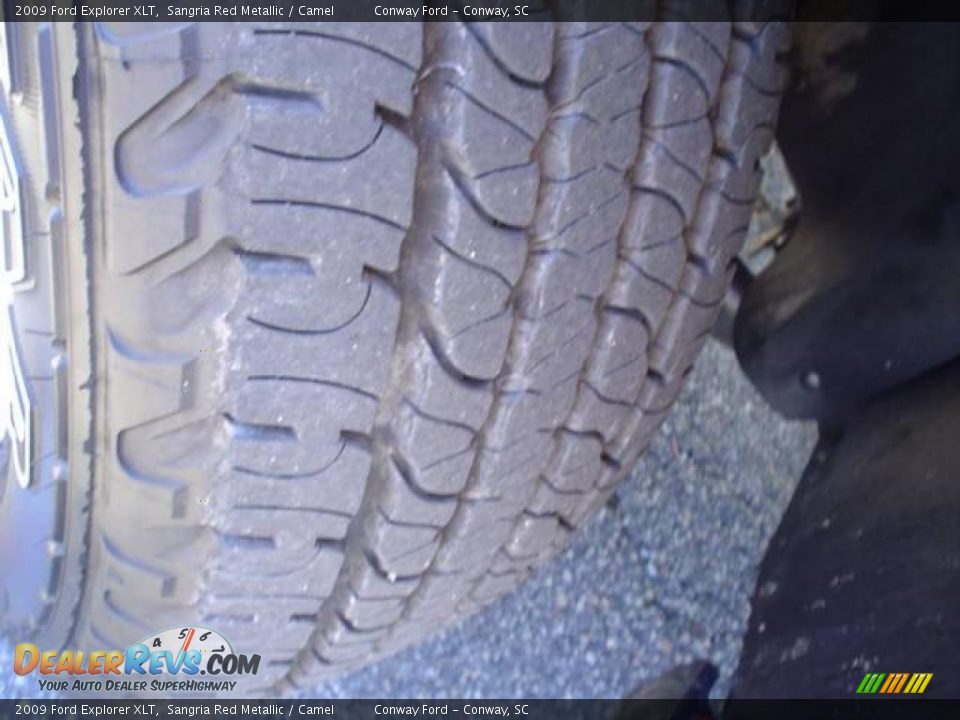2009 Ford Explorer XLT Sangria Red Metallic / Camel Photo #11