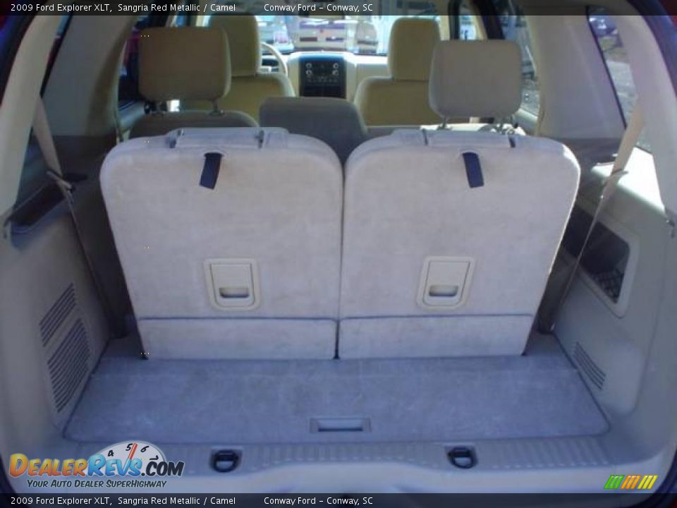 2009 Ford Explorer XLT Sangria Red Metallic / Camel Photo #14
