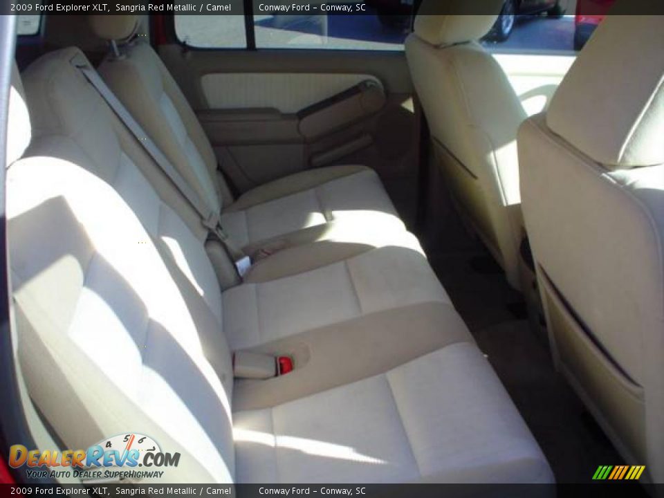 2009 Ford Explorer XLT Sangria Red Metallic / Camel Photo #16