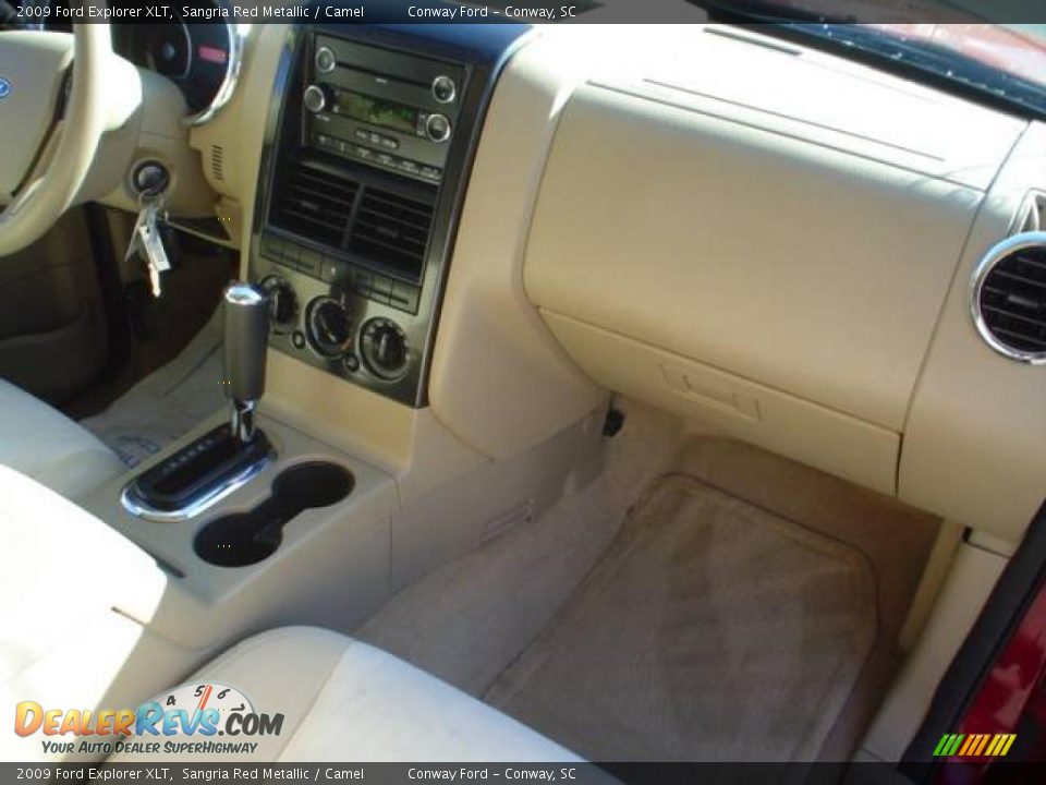 2009 Ford Explorer XLT Sangria Red Metallic / Camel Photo #18