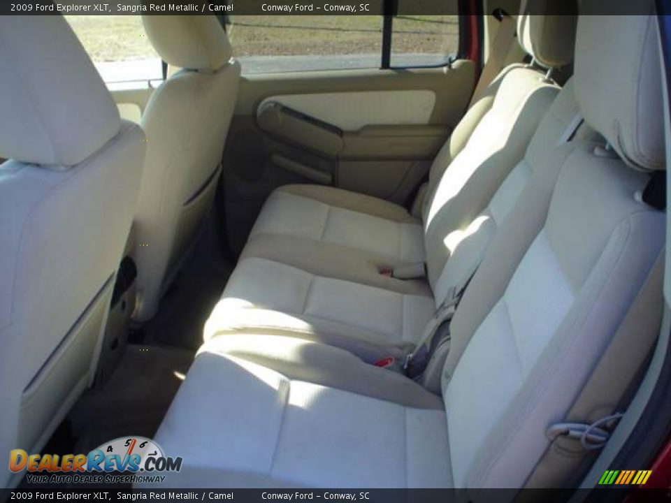 2009 Ford Explorer XLT Sangria Red Metallic / Camel Photo #19