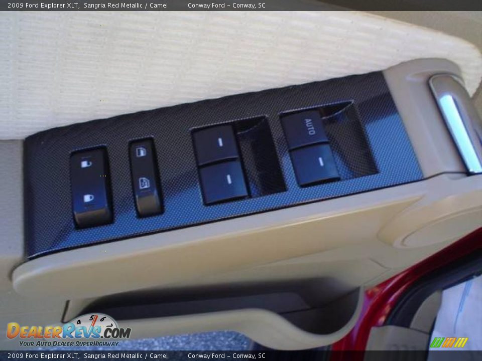 2009 Ford Explorer XLT Sangria Red Metallic / Camel Photo #22