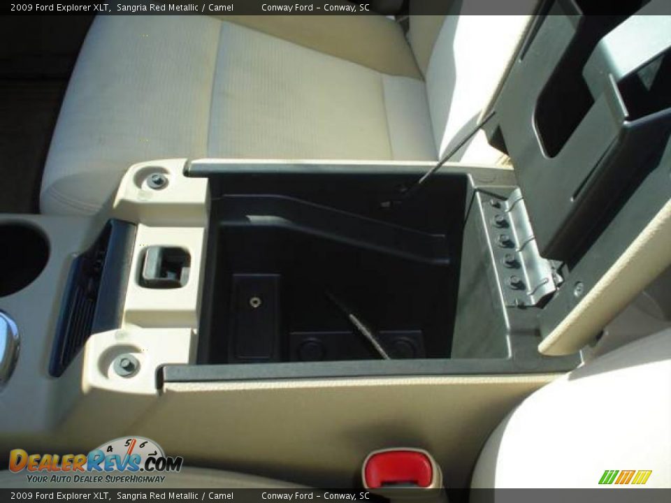 2009 Ford Explorer XLT Sangria Red Metallic / Camel Photo #23