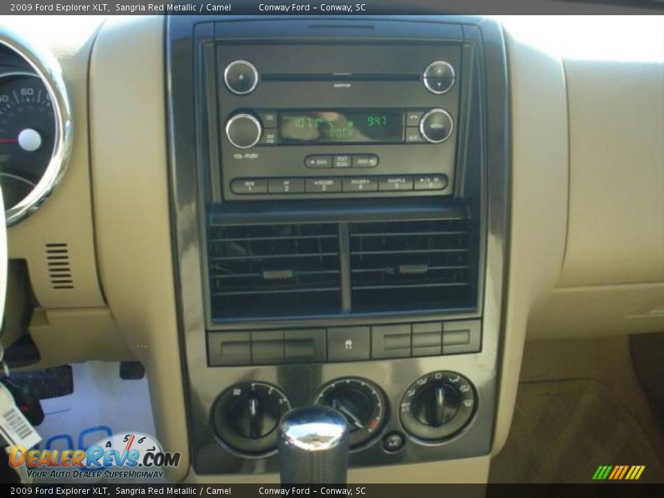 2009 Ford Explorer XLT Sangria Red Metallic / Camel Photo #24