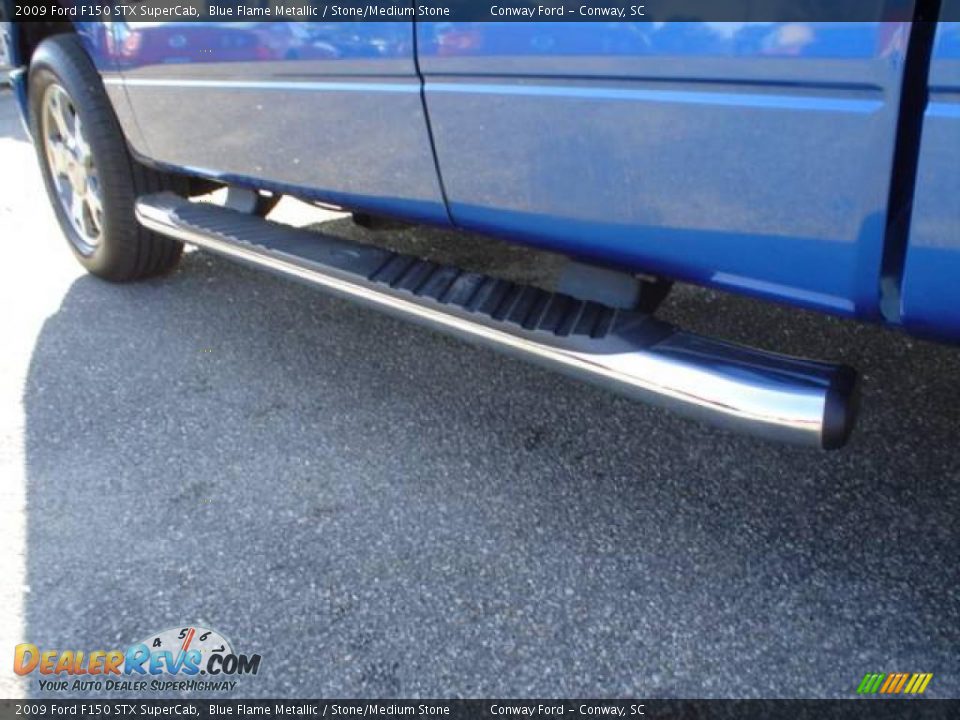 2009 Ford F150 STX SuperCab Blue Flame Metallic / Stone/Medium Stone Photo #10
