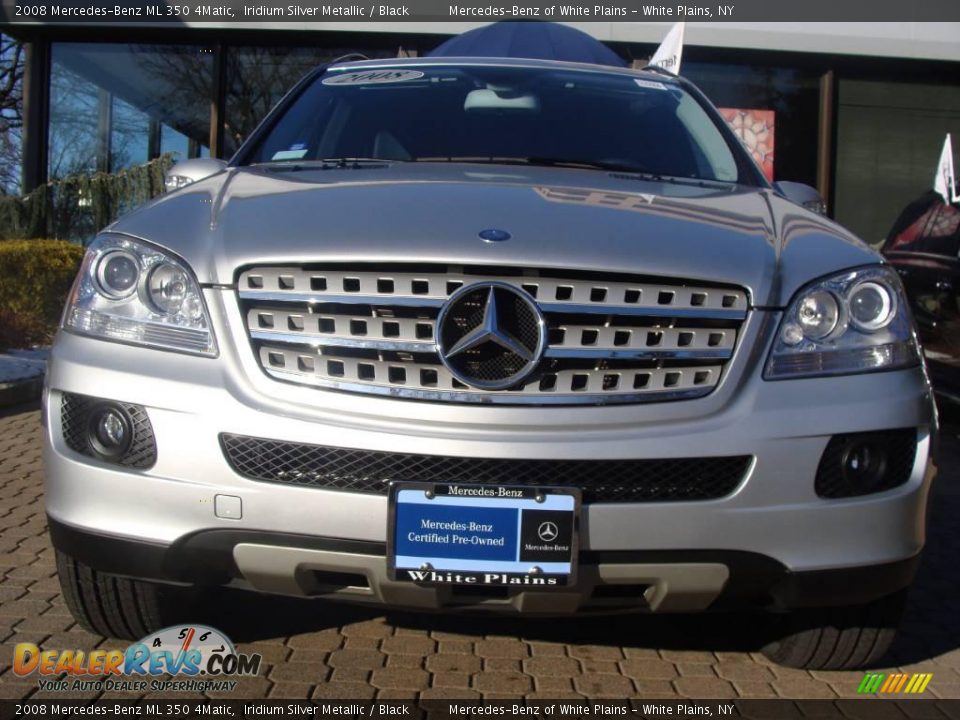 2008 Mercedes-Benz ML 350 4Matic Iridium Silver Metallic / Black Photo #2