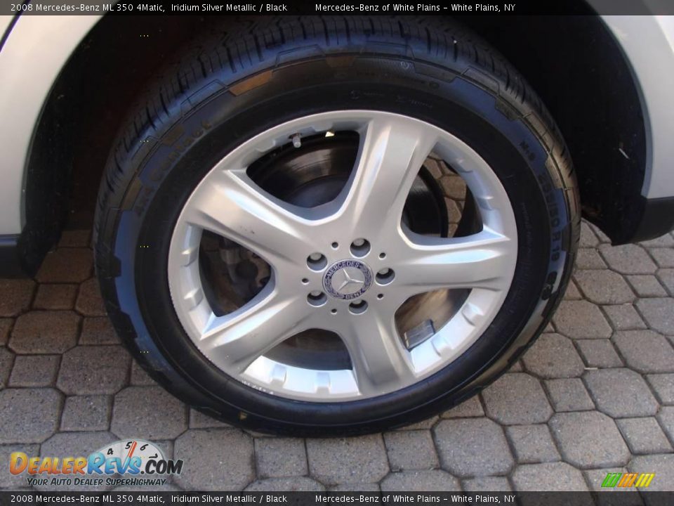 2008 Mercedes-Benz ML 350 4Matic Iridium Silver Metallic / Black Photo #6