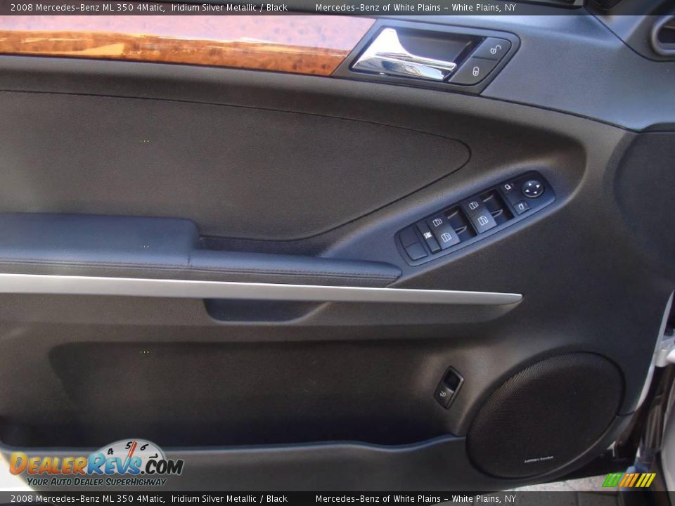 2008 Mercedes-Benz ML 350 4Matic Iridium Silver Metallic / Black Photo #7