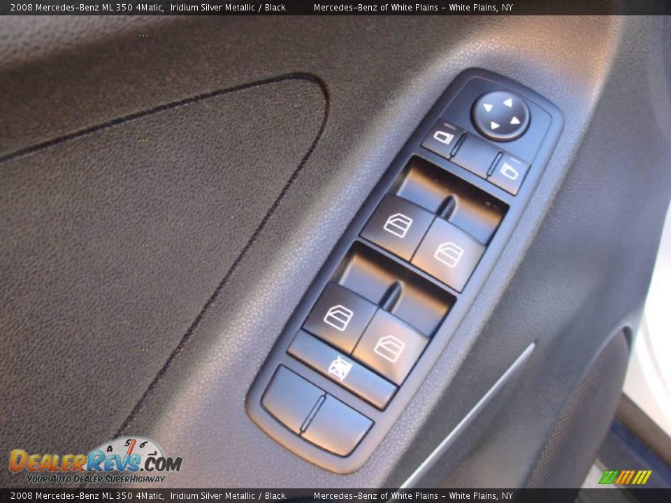 2008 Mercedes-Benz ML 350 4Matic Iridium Silver Metallic / Black Photo #8