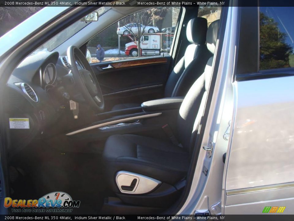 2008 Mercedes-Benz ML 350 4Matic Iridium Silver Metallic / Black Photo #9