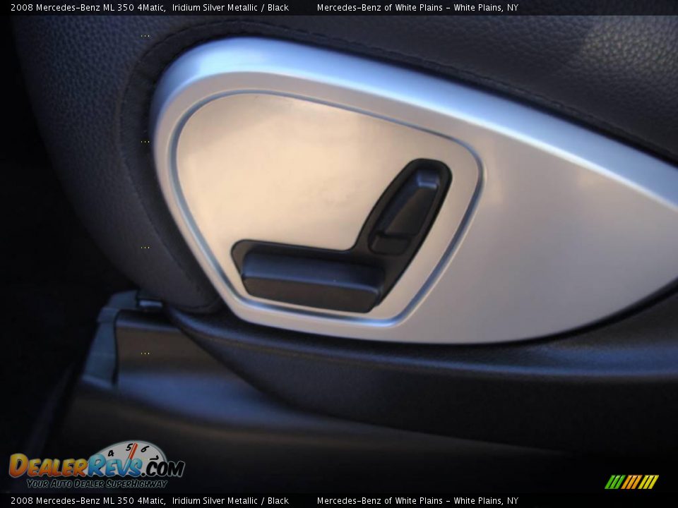 2008 Mercedes-Benz ML 350 4Matic Iridium Silver Metallic / Black Photo #10