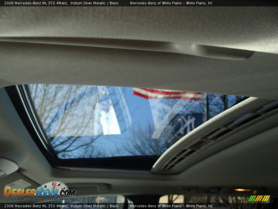 2008 Mercedes-Benz ML 350 4Matic Iridium Silver Metallic / Black Photo #11