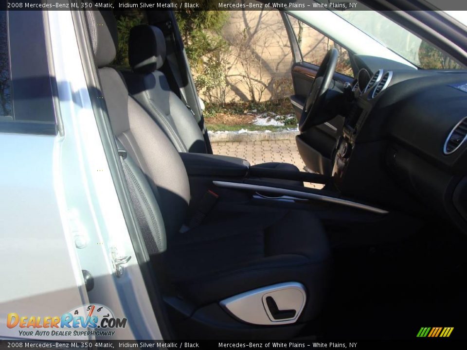 2008 Mercedes-Benz ML 350 4Matic Iridium Silver Metallic / Black Photo #12