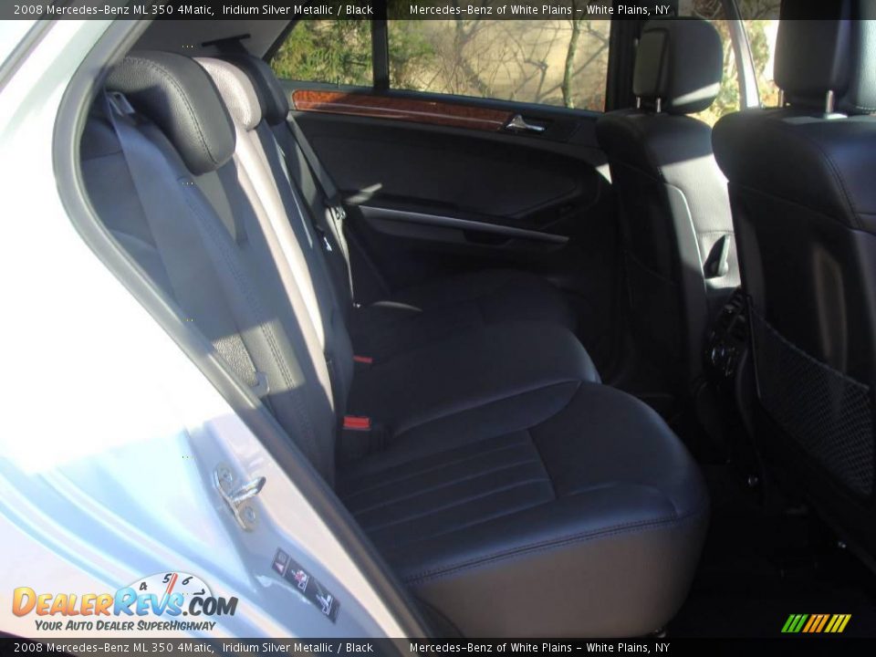 2008 Mercedes-Benz ML 350 4Matic Iridium Silver Metallic / Black Photo #13
