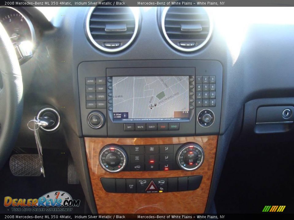 2008 Mercedes-Benz ML 350 4Matic Iridium Silver Metallic / Black Photo #16