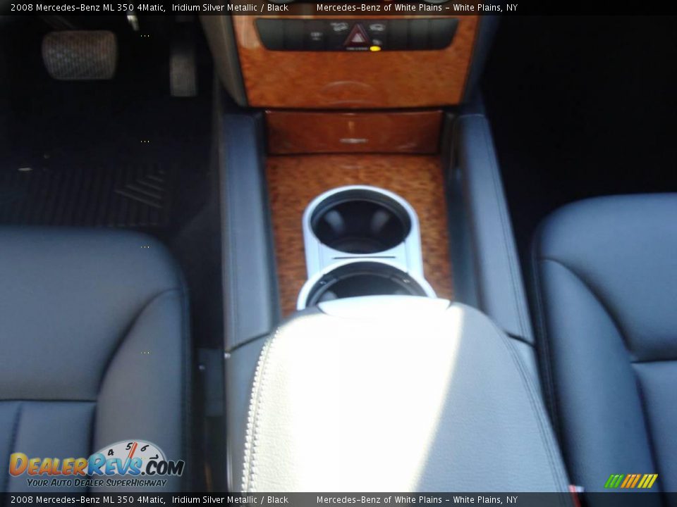 2008 Mercedes-Benz ML 350 4Matic Iridium Silver Metallic / Black Photo #17