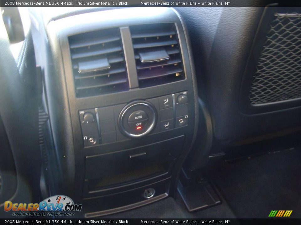 2008 Mercedes-Benz ML 350 4Matic Iridium Silver Metallic / Black Photo #18