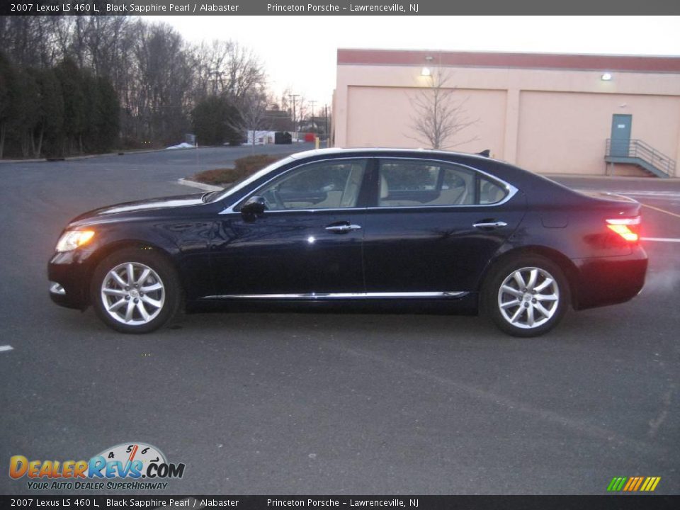 2007 Lexus LS 460 L Black Sapphire Pearl / Alabaster Photo #1