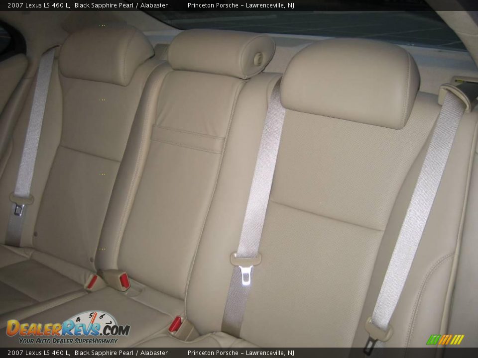 2007 Lexus LS 460 L Black Sapphire Pearl / Alabaster Photo #27