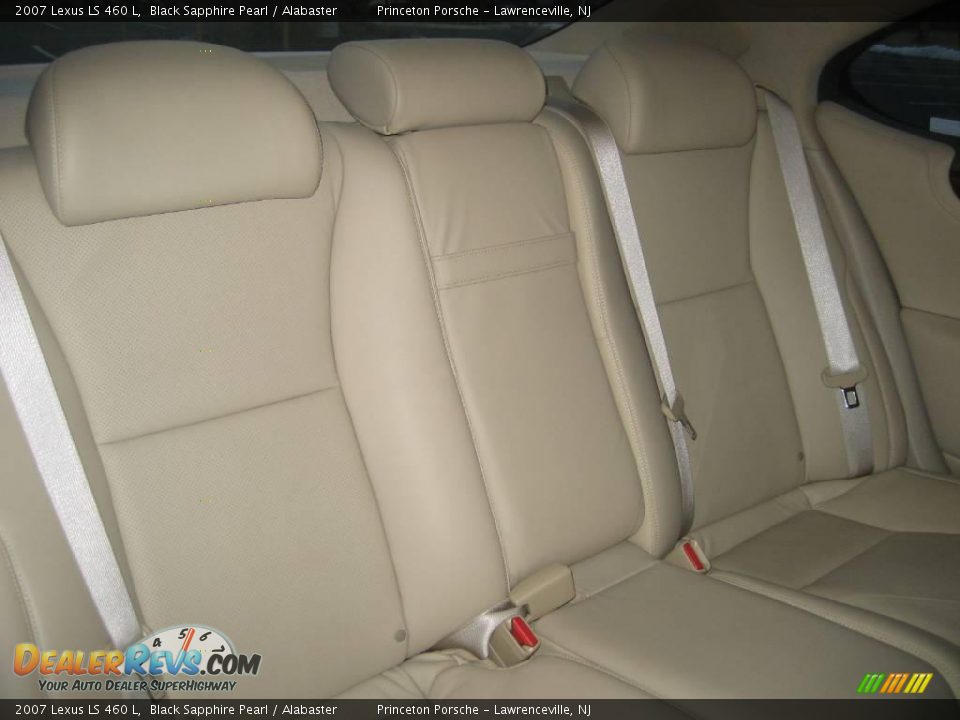 2007 Lexus LS 460 L Black Sapphire Pearl / Alabaster Photo #36