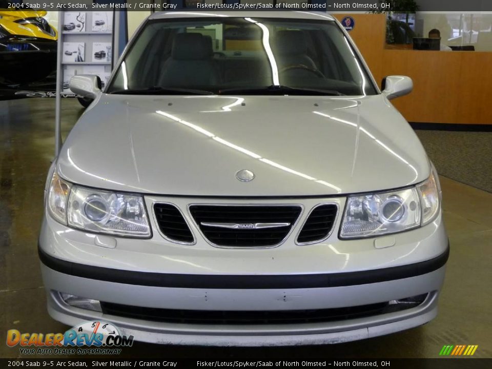 2004 Saab 9-5 Arc Sedan Silver Metallic / Granite Gray Photo #3