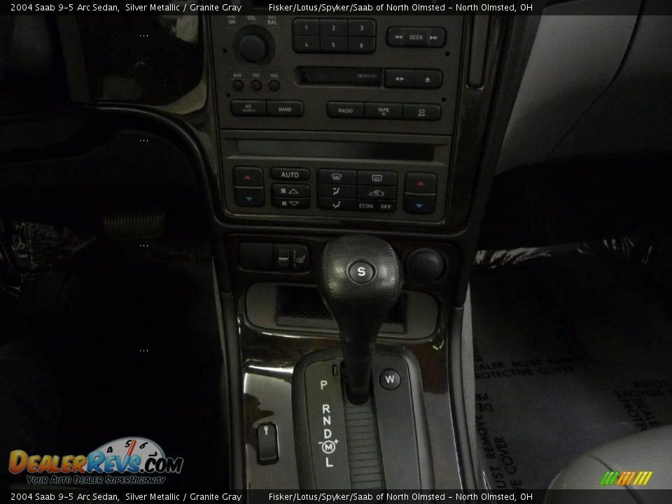 2004 Saab 9-5 Arc Sedan Silver Metallic / Granite Gray Photo #14