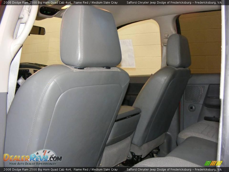 2008 Dodge Ram 2500 Big Horn Quad Cab 4x4 Flame Red / Medium Slate Gray Photo #13