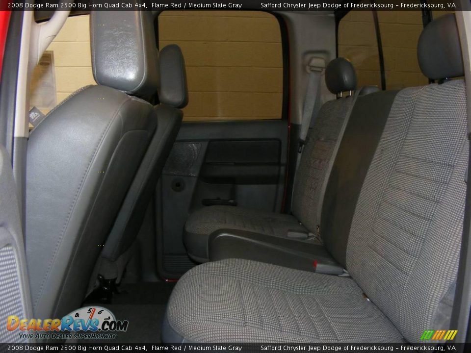 2008 Dodge Ram 2500 Big Horn Quad Cab 4x4 Flame Red / Medium Slate Gray Photo #14