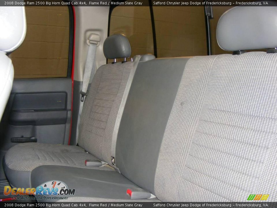 2008 Dodge Ram 2500 Big Horn Quad Cab 4x4 Flame Red / Medium Slate Gray Photo #15
