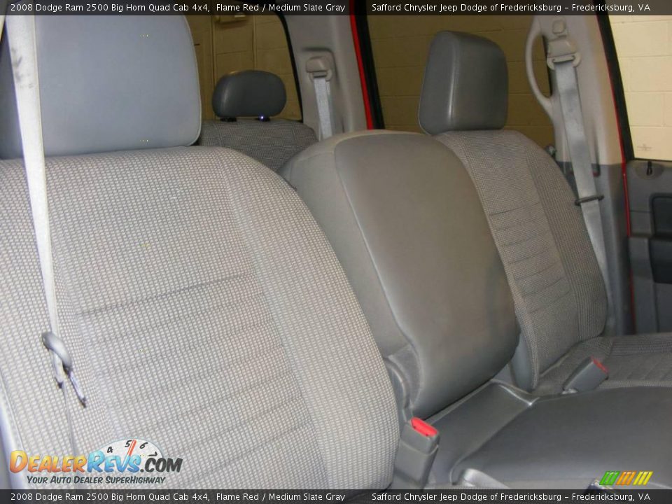 2008 Dodge Ram 2500 Big Horn Quad Cab 4x4 Flame Red / Medium Slate Gray Photo #19