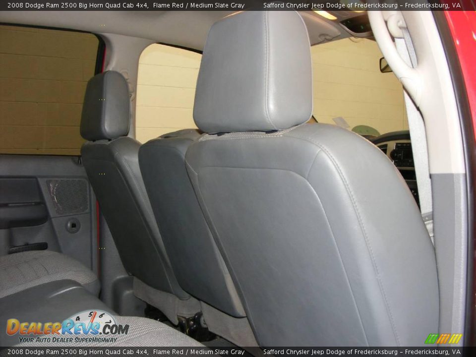 2008 Dodge Ram 2500 Big Horn Quad Cab 4x4 Flame Red / Medium Slate Gray Photo #20