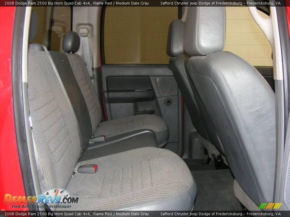 2008 Dodge Ram 2500 Big Horn Quad Cab 4x4 Flame Red / Medium Slate Gray Photo #21