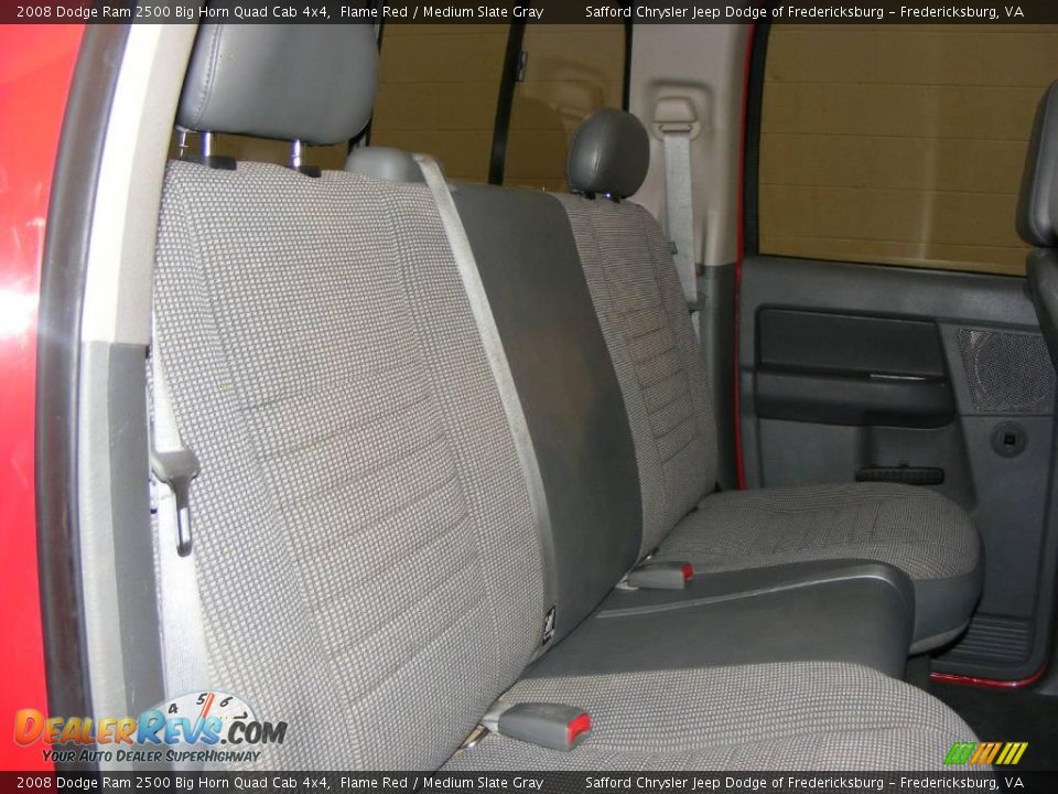 2008 Dodge Ram 2500 Big Horn Quad Cab 4x4 Flame Red / Medium Slate Gray Photo #22