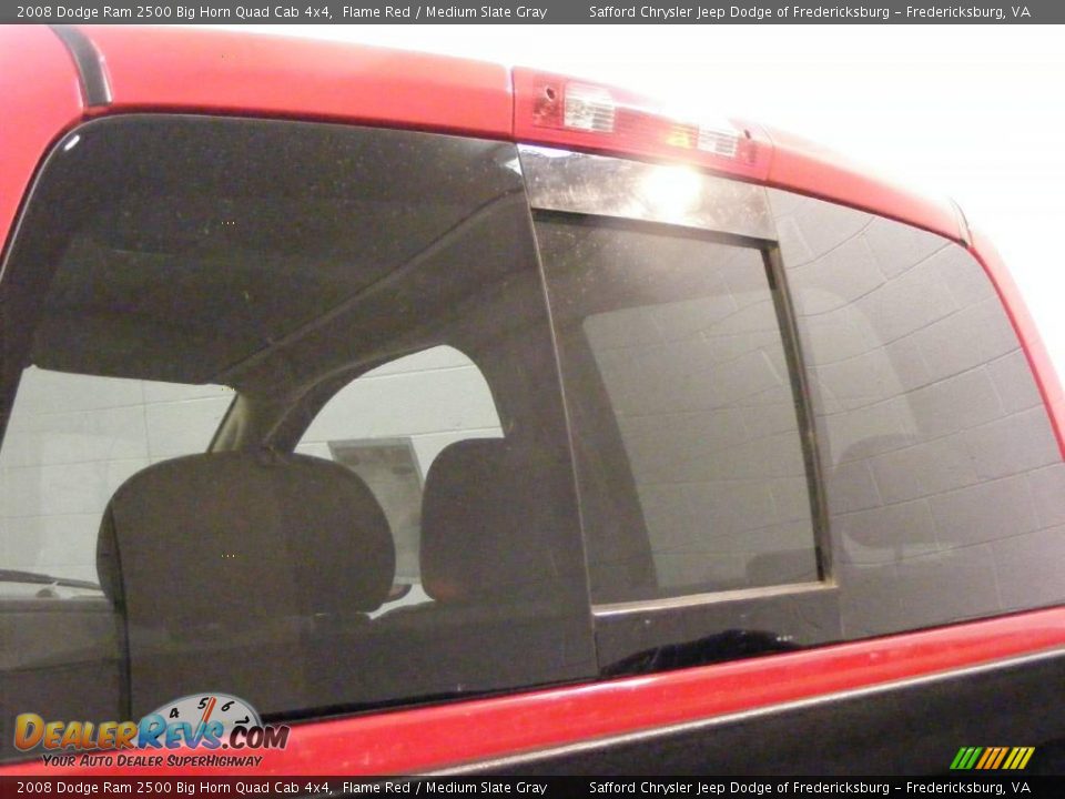 2008 Dodge Ram 2500 Big Horn Quad Cab 4x4 Flame Red / Medium Slate Gray Photo #31