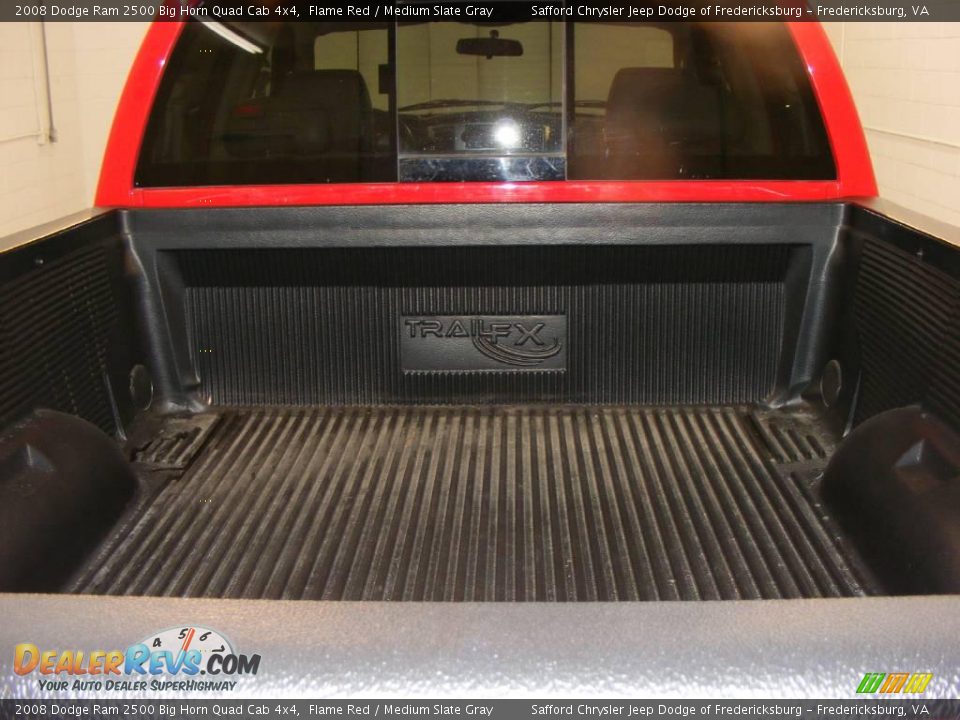 2008 Dodge Ram 2500 Big Horn Quad Cab 4x4 Flame Red / Medium Slate Gray Photo #33