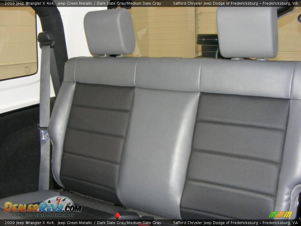 2009 Jeep Wrangler X 4x4 Jeep Green Metallic / Dark Slate Gray/Medium Slate Gray Photo #12