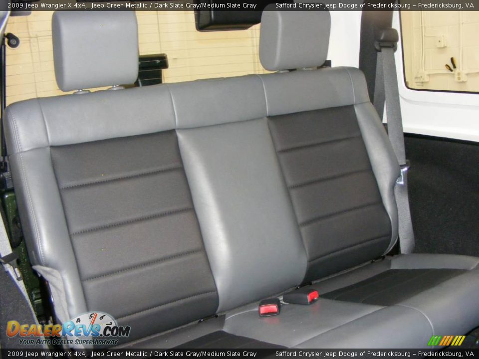 2009 Jeep Wrangler X 4x4 Jeep Green Metallic / Dark Slate Gray/Medium Slate Gray Photo #16