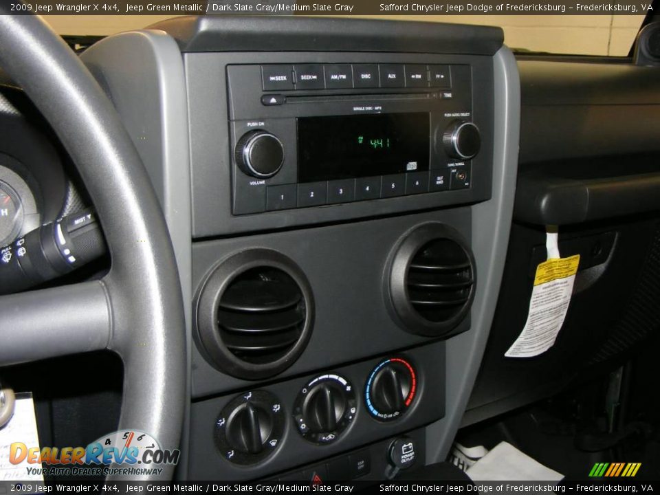 2009 Jeep Wrangler X 4x4 Jeep Green Metallic / Dark Slate Gray/Medium Slate Gray Photo #17