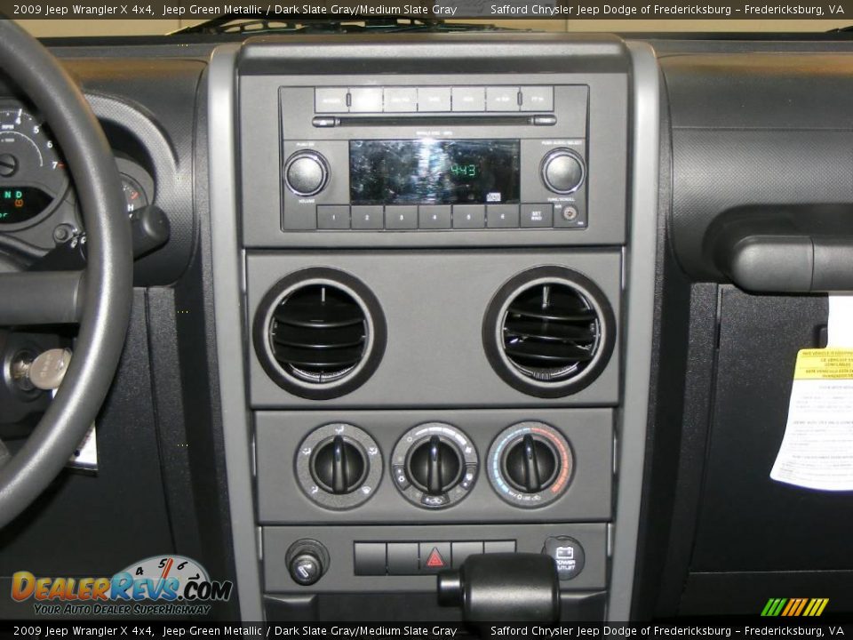 2009 Jeep Wrangler X 4x4 Jeep Green Metallic / Dark Slate Gray/Medium Slate Gray Photo #20