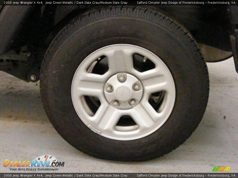 2009 Jeep Wrangler X 4x4 Jeep Green Metallic / Dark Slate Gray/Medium Slate Gray Photo #21