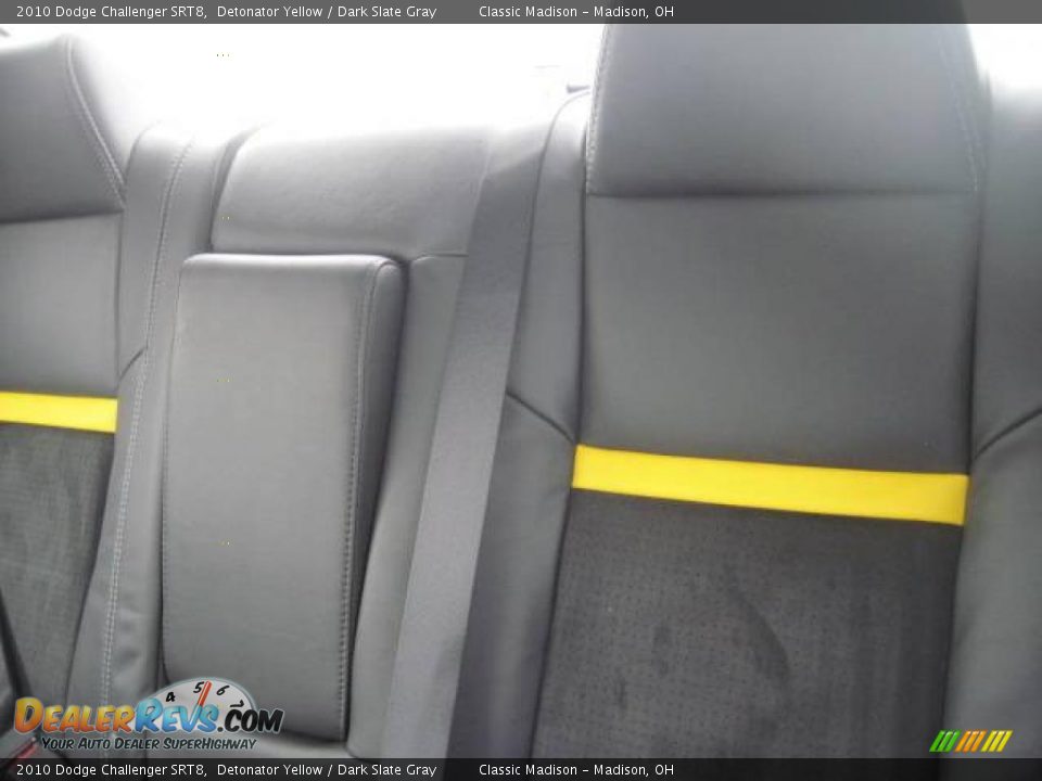 2010 Dodge Challenger SRT8 Detonator Yellow / Dark Slate Gray Photo #7
