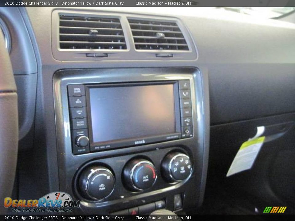 2010 Dodge Challenger SRT8 Detonator Yellow / Dark Slate Gray Photo #11