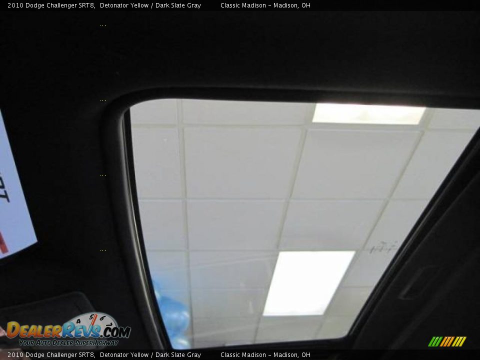 2010 Dodge Challenger SRT8 Detonator Yellow / Dark Slate Gray Photo #12