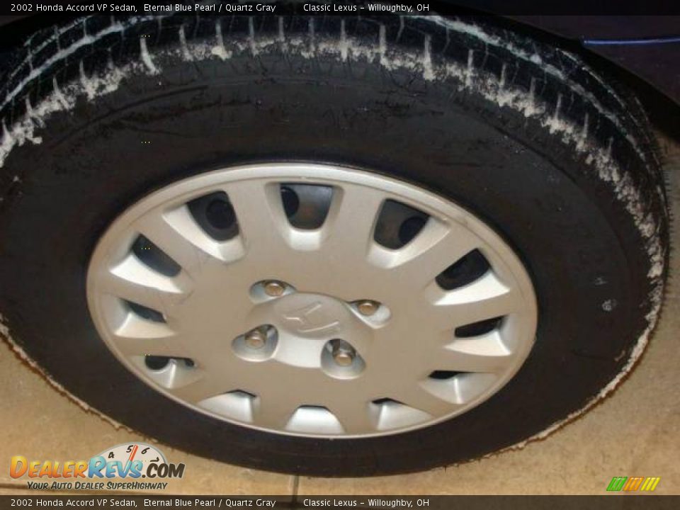2002 Honda Accord VP Sedan Eternal Blue Pearl / Quartz Gray Photo #6