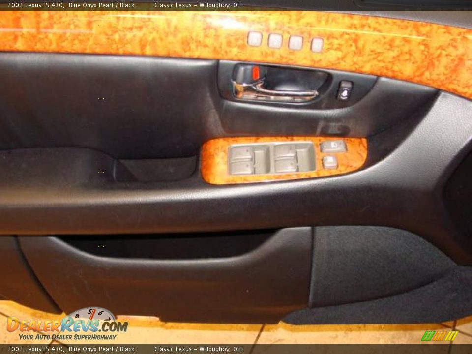2002 Lexus LS 430 Blue Onyx Pearl / Black Photo #4