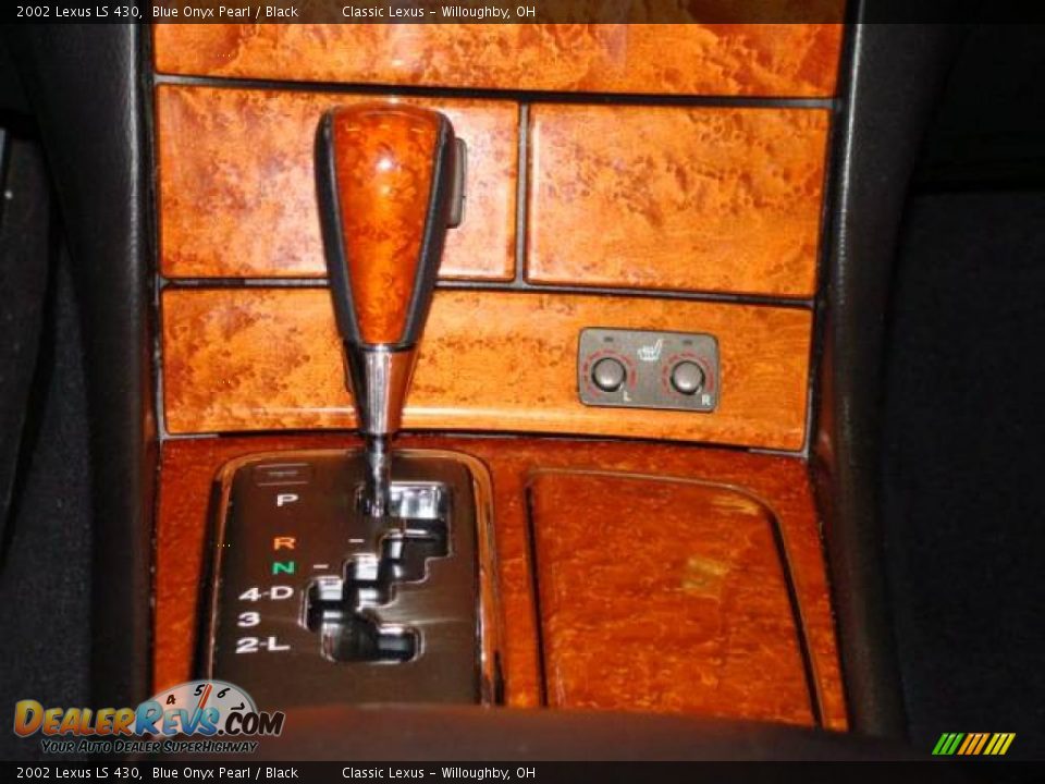 2002 Lexus LS 430 Blue Onyx Pearl / Black Photo #11