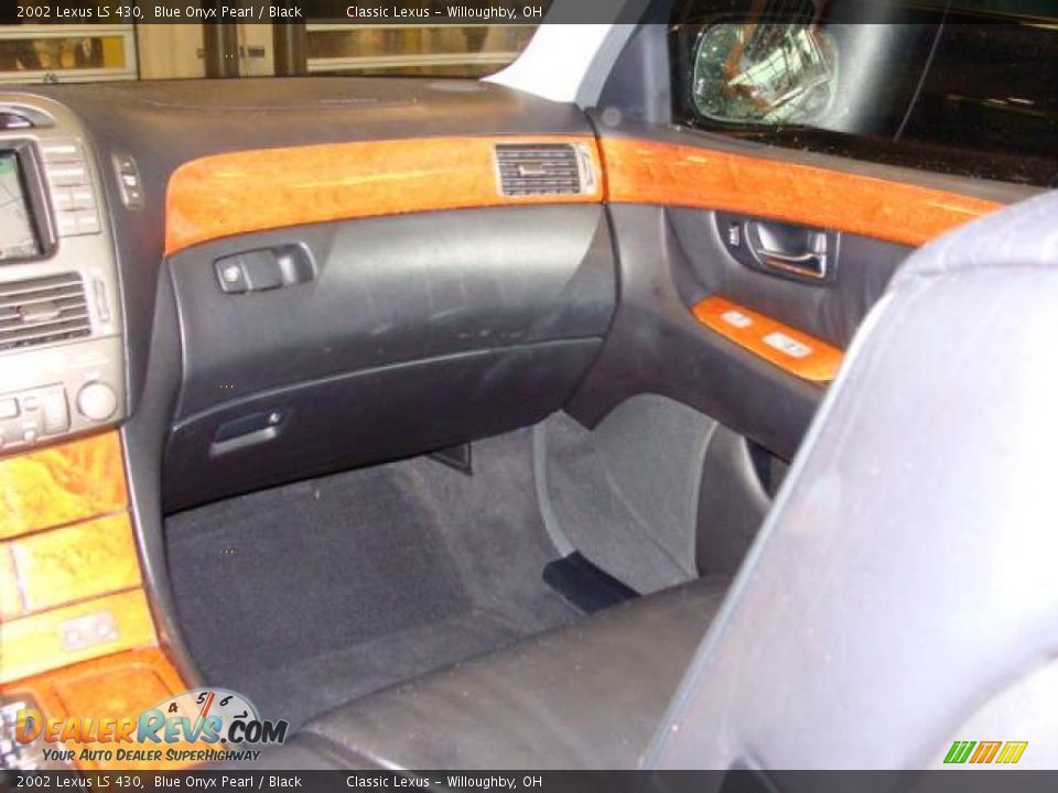 2002 Lexus LS 430 Blue Onyx Pearl / Black Photo #13