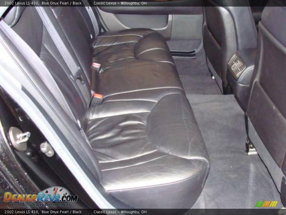 2002 Lexus LS 430 Blue Onyx Pearl / Black Photo #15