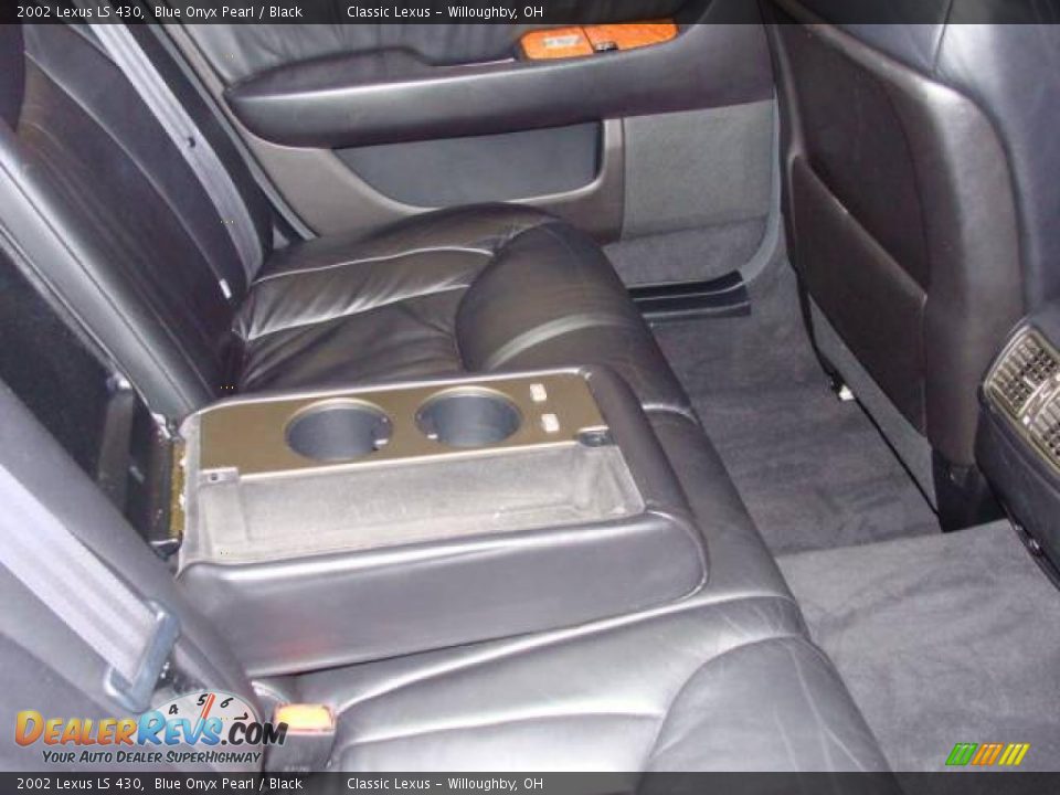 2002 Lexus LS 430 Blue Onyx Pearl / Black Photo #16