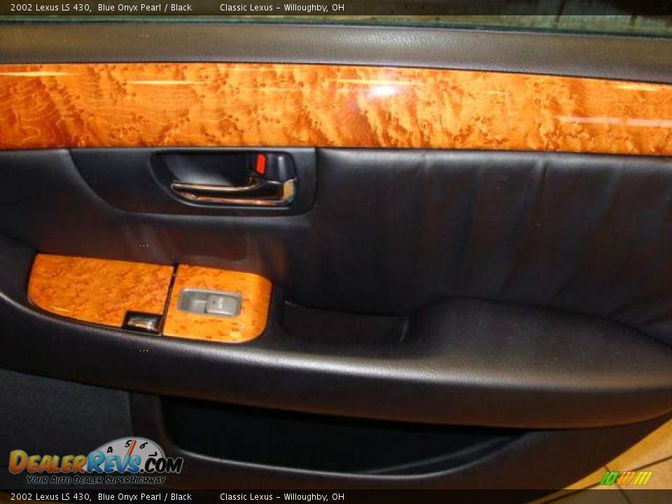2002 Lexus LS 430 Blue Onyx Pearl / Black Photo #17